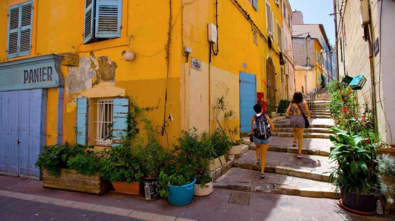 Vieille ville de Marseille quartier du Panier