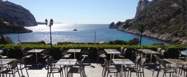 Restaurant Le Chateau, calanque de Sormiou à Marseille