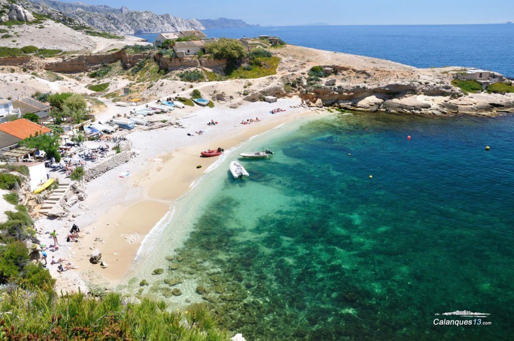 La Calanque de Marseilleveyres, l'une des criques rocheuses à l'est de Marseille