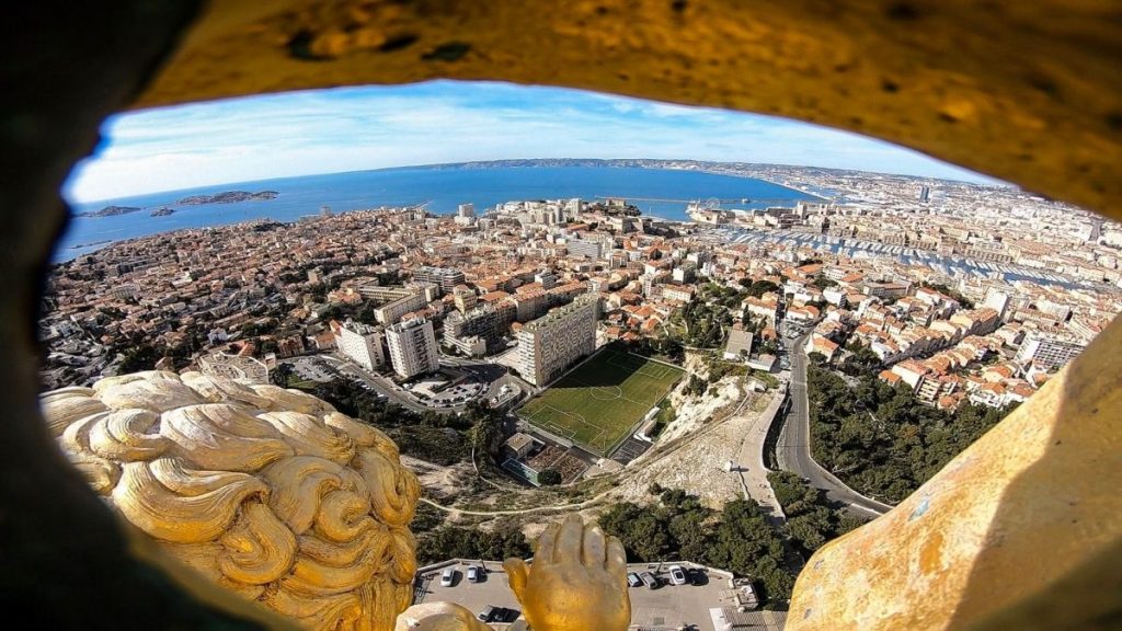 Marseille panorama from notre dame de la garde