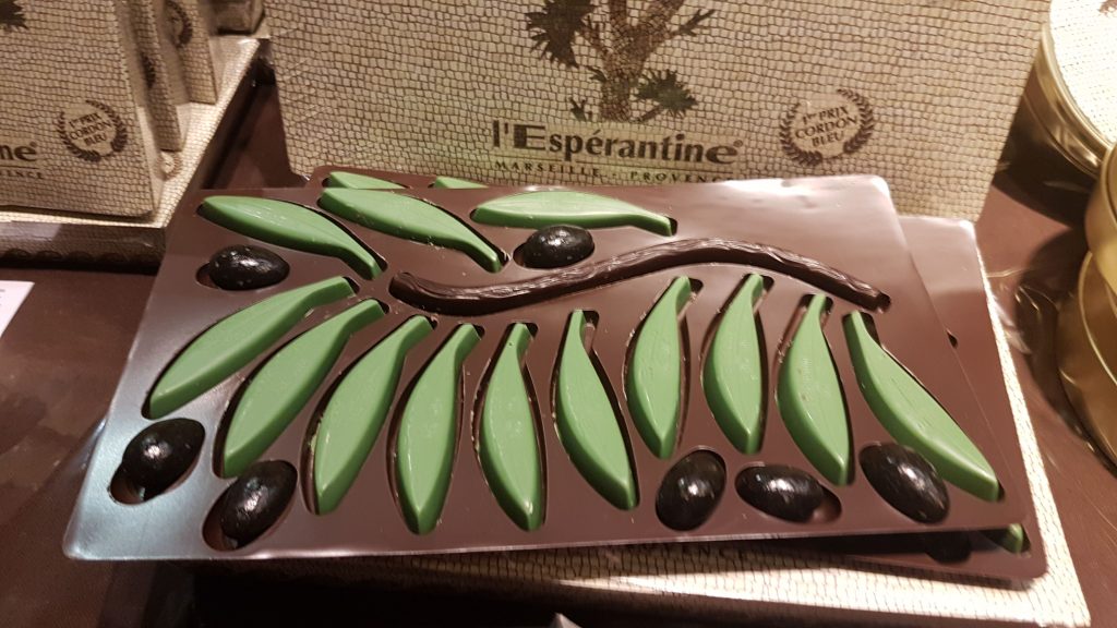 Esperentine chocolate from Marseille a nice gift