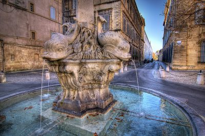 The fountains of Aix-en-Provence