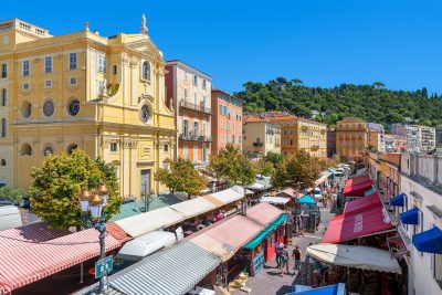 Cours Saleya, vieille ville de Nice