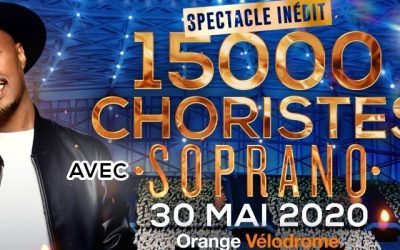 Soprano invite 15 000 choristes au Vélodrome de Marseille