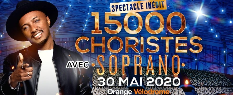 Soprano invite 15 000 choristes au Vélodrome de Marseille