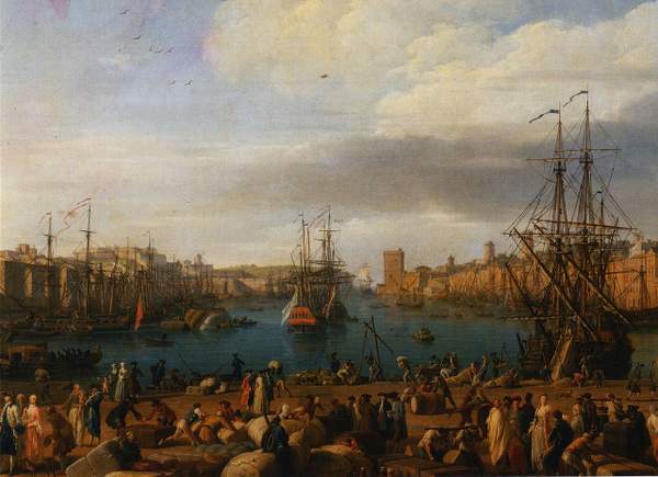 Joseph Vernet, Interior of the port of Marseille, 1754.