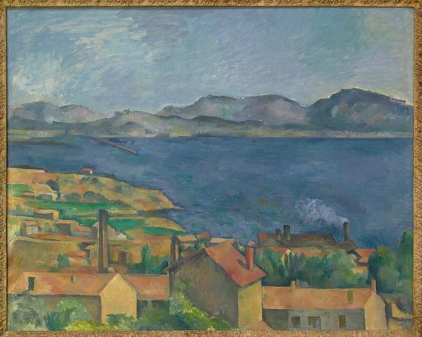 Is Marseille better than Nice ? 2 Paul Cézanne, Le Golfe de Marseille vu de l'Estaque, 1885, Chicago, Fine arts museum