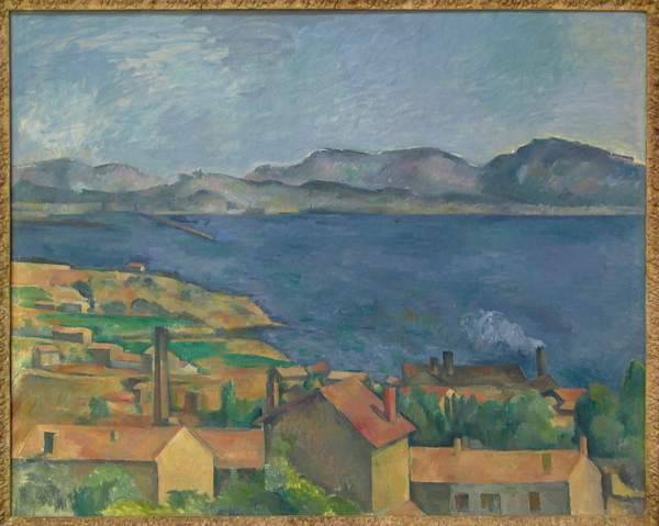 Paul Cézanne, Le Golfe de Marseille vu de l'Estaque, 1885, Chicago, Fine arts museum