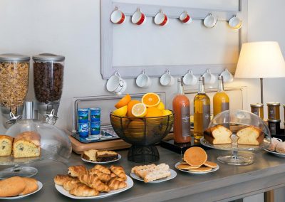 Le buffet du Petit déjeuner