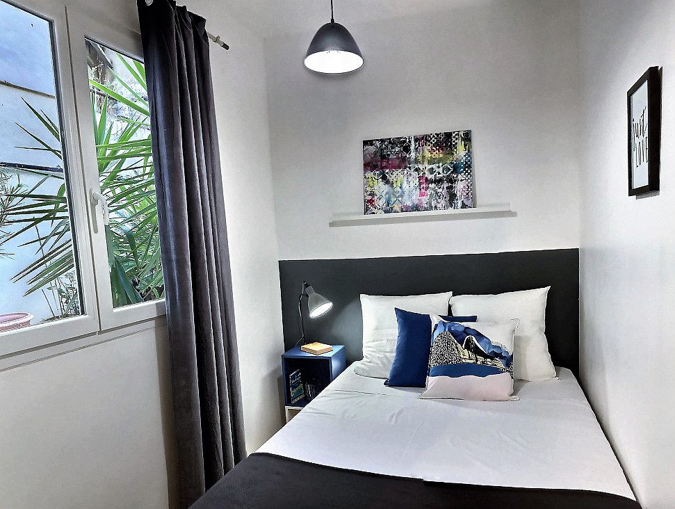 Appart Hôtel Studio-1S, 49 rue Sylvabelle , coté cour Marseille