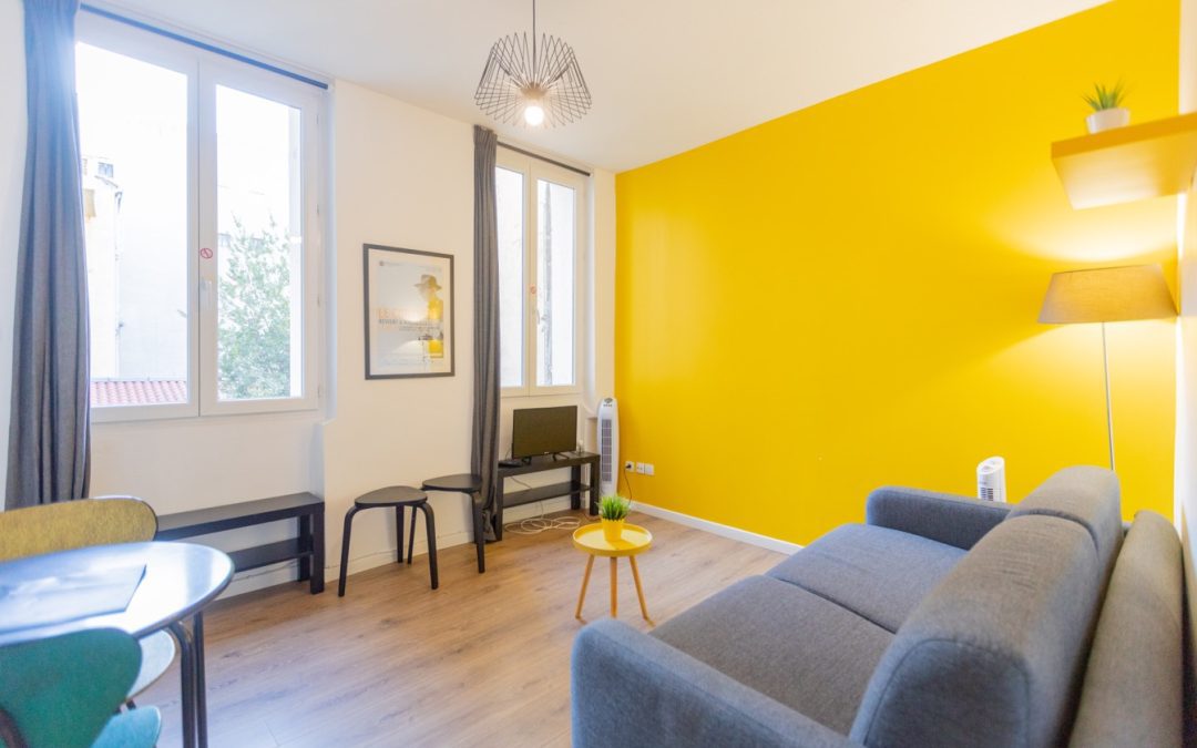 Appart Hôtel Neuvillette 21S, 49 rue Sylvabelle, coté cour Marseille